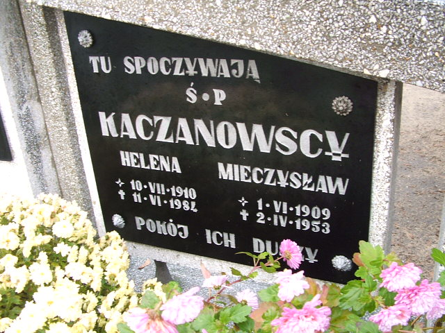 Grób Antoni Kaczanowski