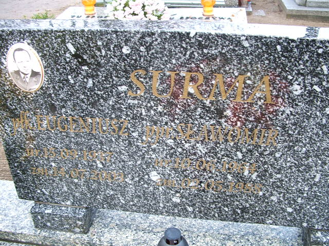 Eugeniusz Surma 1937 Namysłów - Grobonet - Wyszukiwarka osób pochowanych
