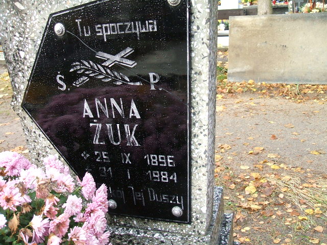 Grób Anna Żuk