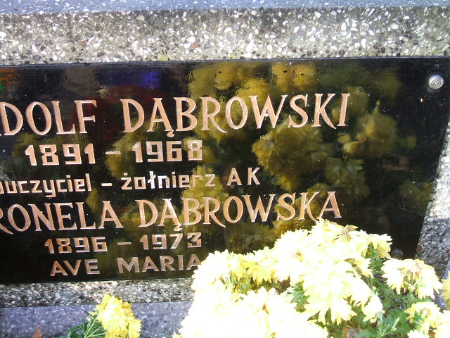 Grób Petronela Dąbrowska