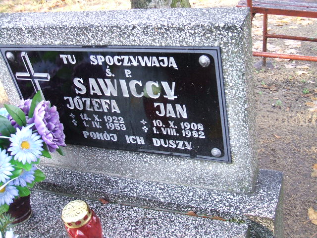 Józefa Sawicka 1922 Namysłów - Grobonet - Wyszukiwarka osób pochowanych