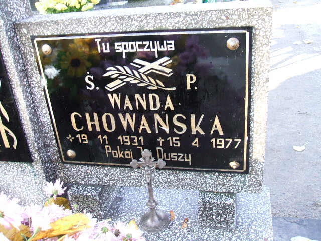 Wanda Chowańska 1931 Namysłów - Grobonet - Wyszukiwarka osób pochowanych