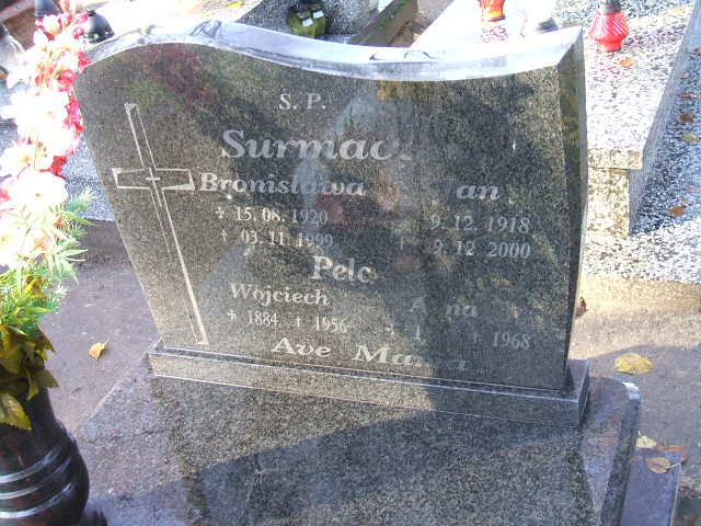 Wojciech Pelc 1884 Namysłów - Grobonet - Wyszukiwarka osób pochowanych