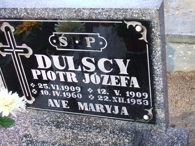 Józefa Dulska 1909 Namysłów - Grobonet - Wyszukiwarka osób pochowanych