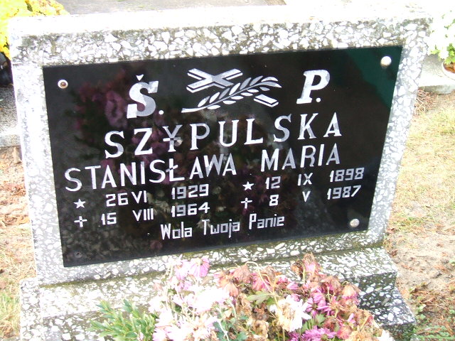Grób Stanisława Szypulska