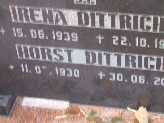 Grób Horst Ditrich