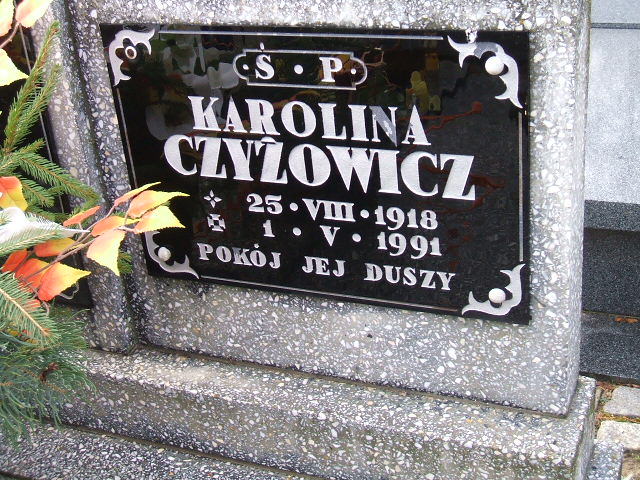 Grób Wincenty Czyżowicz