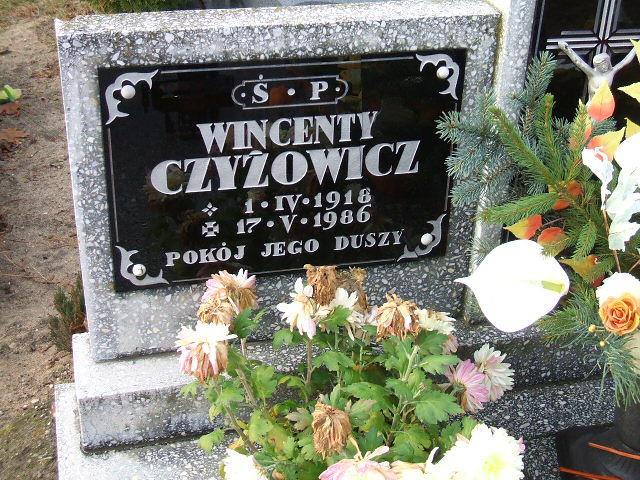 Wincenty Czyżowicz 1986 Namysłów - Grobonet - Wyszukiwarka osób pochowanych