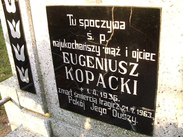Grób Eugeniusz Kopacki
