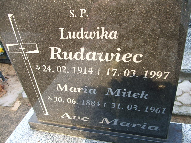 Grób Maria Mitek