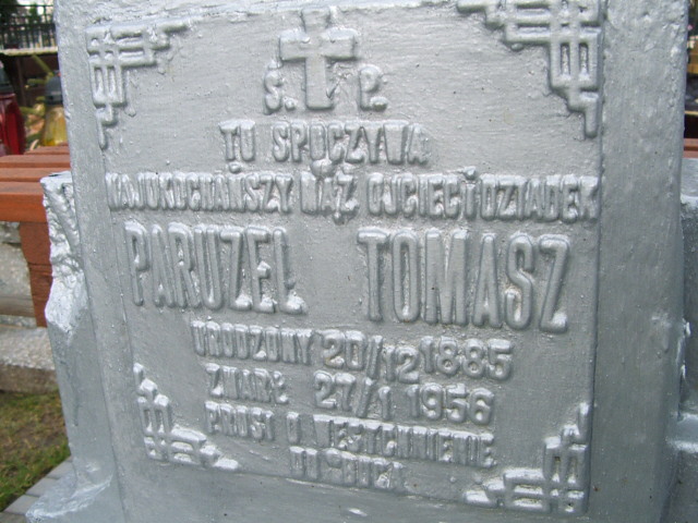 Tomasz Paruzel 1885 Namysłów - Grobonet - Wyszukiwarka osób pochowanych