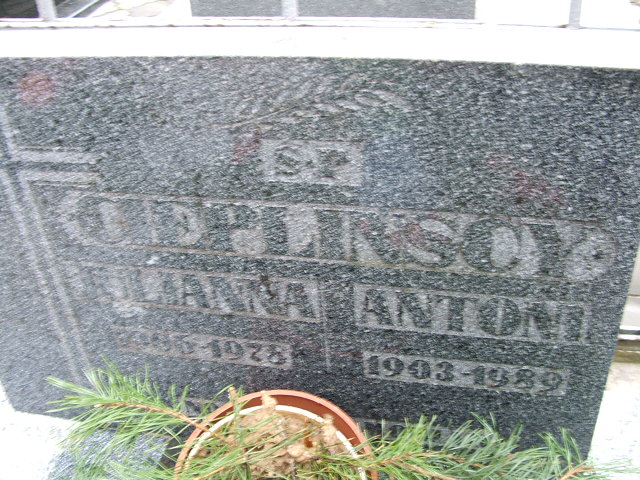 Julianna Cieplińska 1906 Namysłów - Grobonet - Wyszukiwarka osób pochowanych