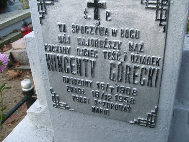 Wincenty Górecki 1908 Namysłów - Grobonet - Wyszukiwarka osób pochowanych