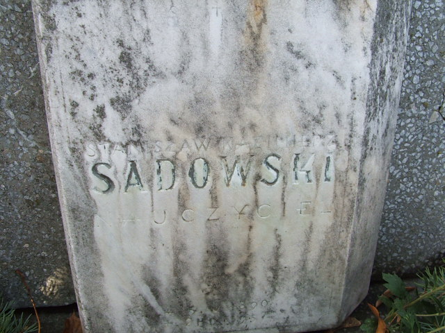 Stanisław Sadowski 1890 Namysłów - Grobonet - Wyszukiwarka osób pochowanych