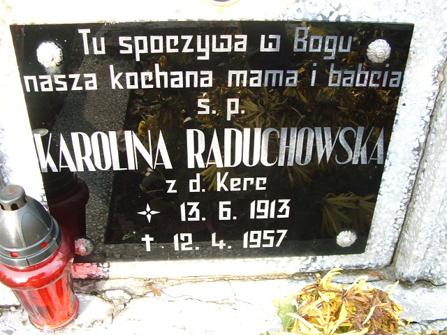 Grób Michał Raduchowski