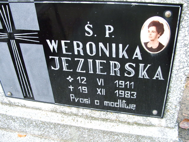 Weronika Jezierska 1911 Namysłów - Grobonet - Wyszukiwarka osób pochowanych