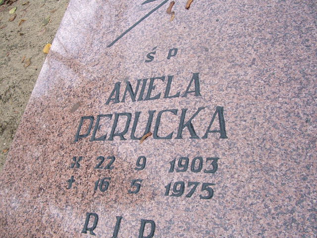 Grób Aniela Perucka