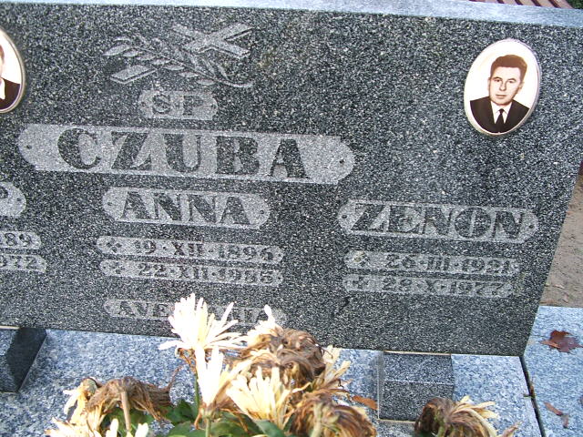 Zenon Czuba 1921 Namysłów - Grobonet - Wyszukiwarka osób pochowanych
