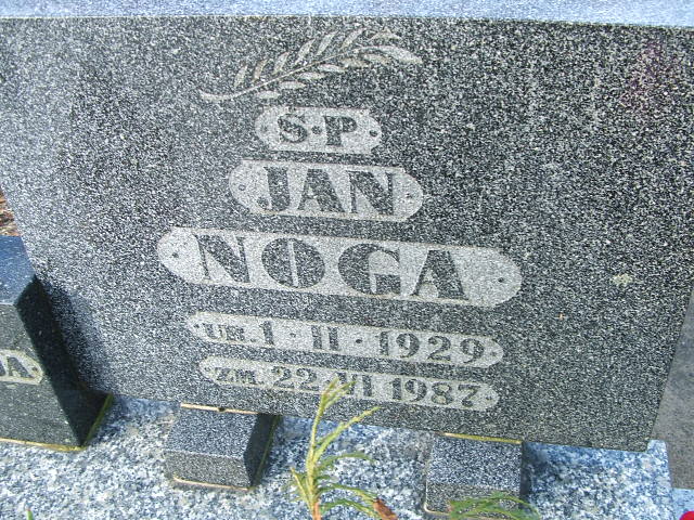 Jan Noga 1929 Namysłów - Grobonet - Wyszukiwarka osób pochowanych
