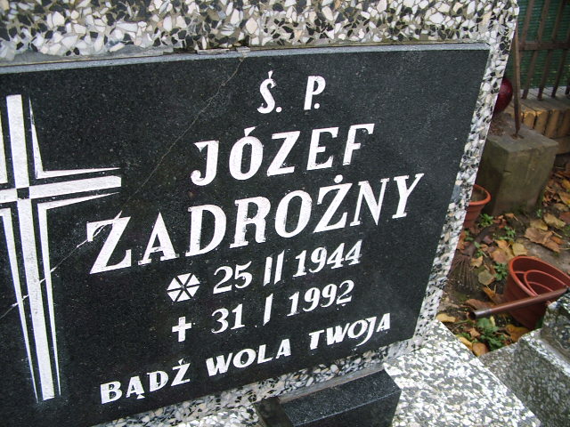 Grób Józef Zadrożny