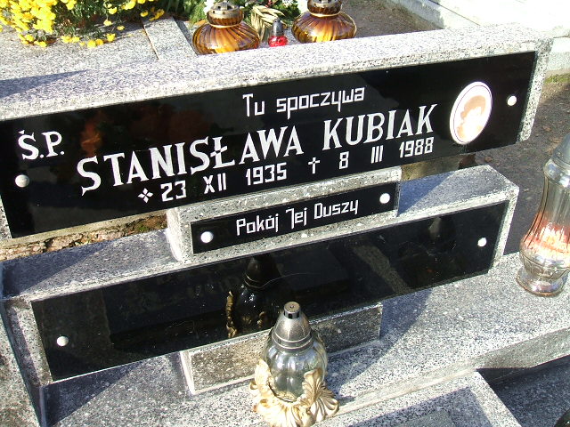 Krzysztof Kubiak 1967 Namysłów - Grobonet - Wyszukiwarka osób pochowanych