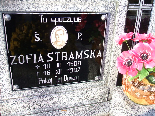 Zofia Stramska 1908 Namysłów - Grobonet - Wyszukiwarka osób pochowanych
