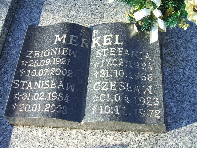 Grób Czesław Merkel