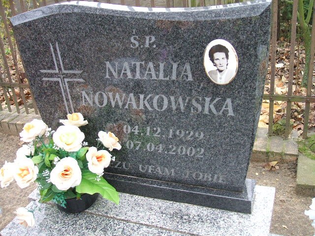 Natalia Nowakowska 1929 Namysłów - Grobonet - Wyszukiwarka osób pochowanych