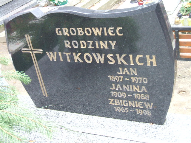 Grób Zbigniew Witkowski