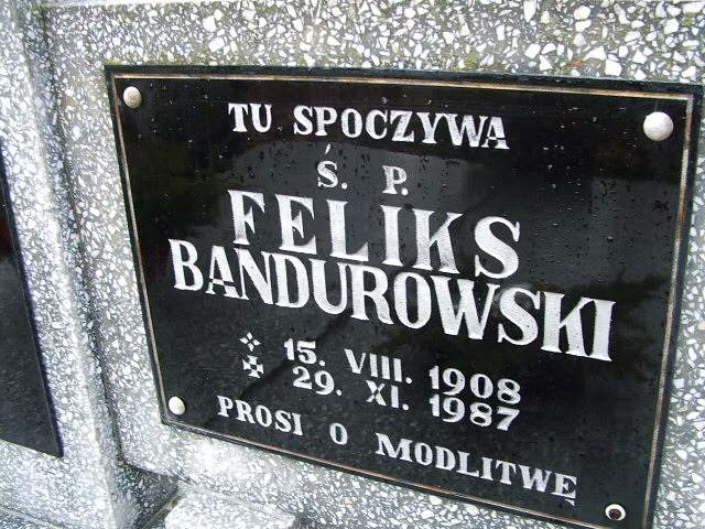 Grób Feliks Bandurowski
