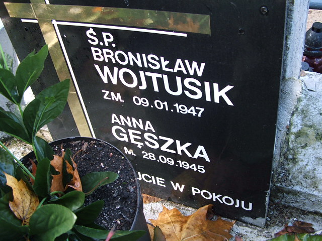 Zofia Wojtusik 1902 Namysłów - Grobonet - Wyszukiwarka osób pochowanych
