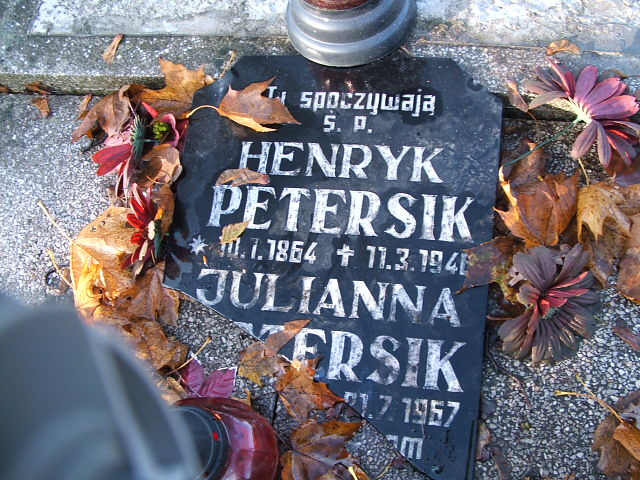 Julianna Joanna Petersik 1875 Namysłów - Grobonet - Wyszukiwarka osób pochowanych