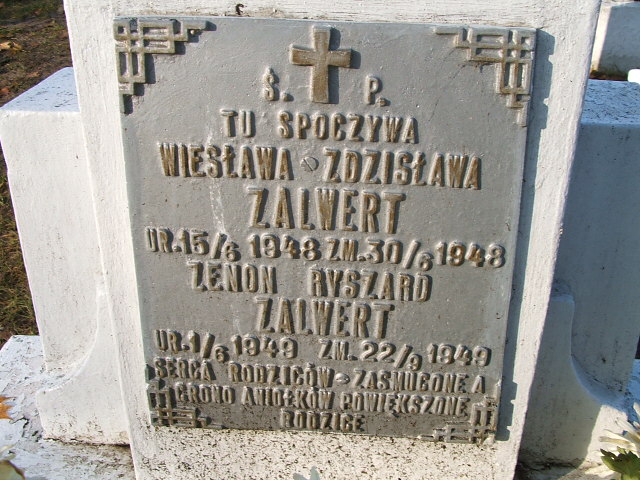 Grób Wiesława Zalwert