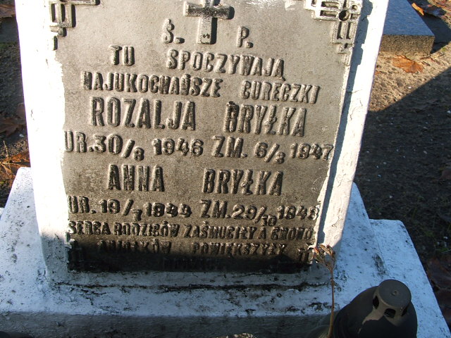 Anna Bryłka 1944 Namysłów - Grobonet - Wyszukiwarka osób pochowanych
