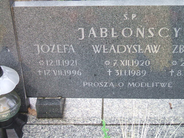 Grób Władysław Jabłoński