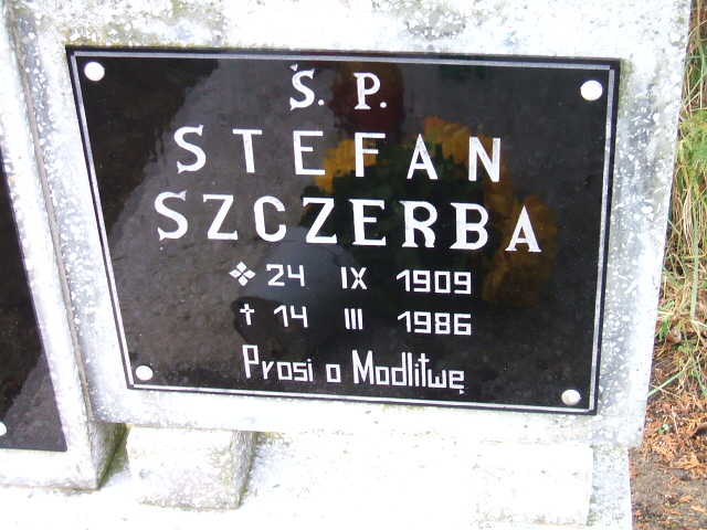 Stefan Szczerba 1905 Namysłów - Grobonet - Wyszukiwarka osób pochowanych