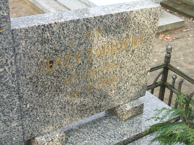 Grób Jerzy Zabłocki