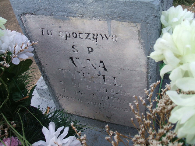 Anna Tyrkiel 1892 Namysłów - Grobonet - Wyszukiwarka osób pochowanych