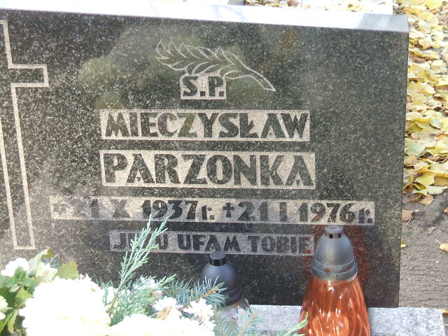 Mieczysław Parzonka 1937 Namysłów - Grobonet - Wyszukiwarka osób pochowanych