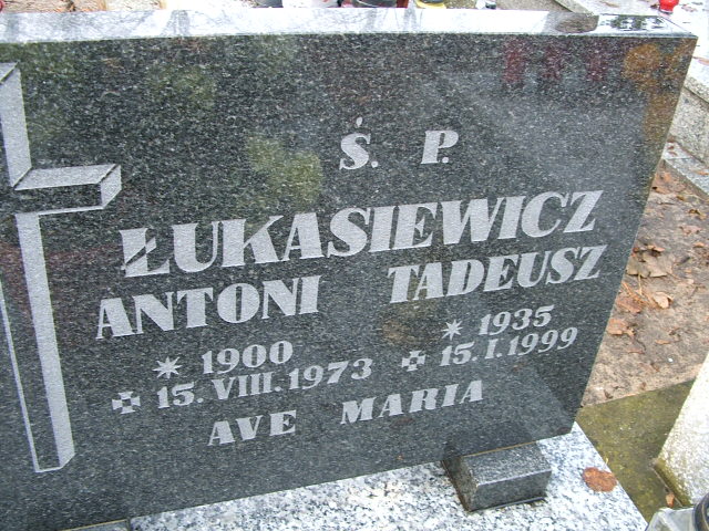 Grób Antoni Łukasiewicz