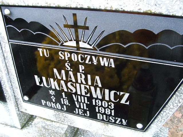 Romana Łukasiewicz 1934 Namysłów - Grobonet - Wyszukiwarka osób pochowanych