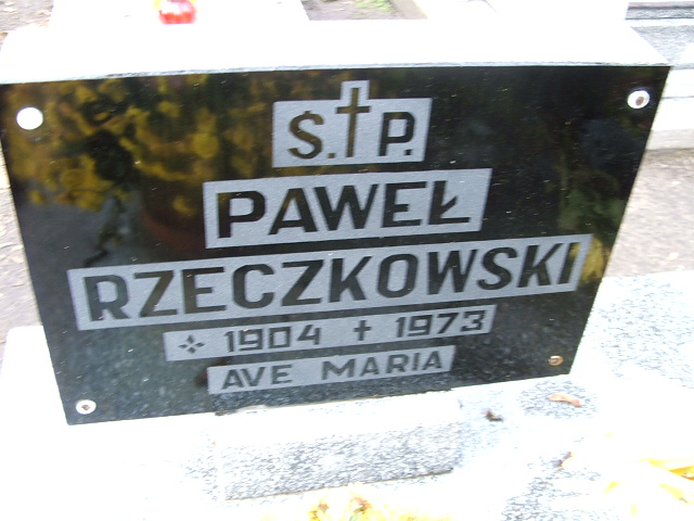 Paweł Rzeczkowski 1904 Namysłów - Grobonet - Wyszukiwarka osób pochowanych