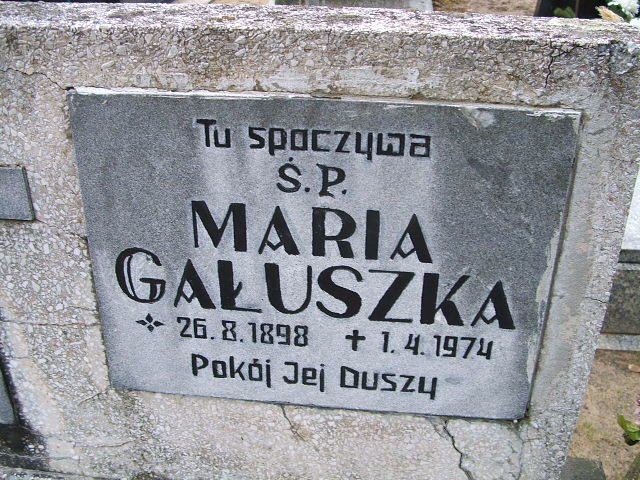 Zofia Balin 1918 Namysłów - Grobonet - Wyszukiwarka osób pochowanych