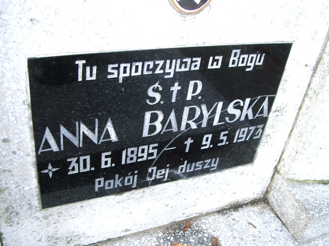 Grób Anna Barylska