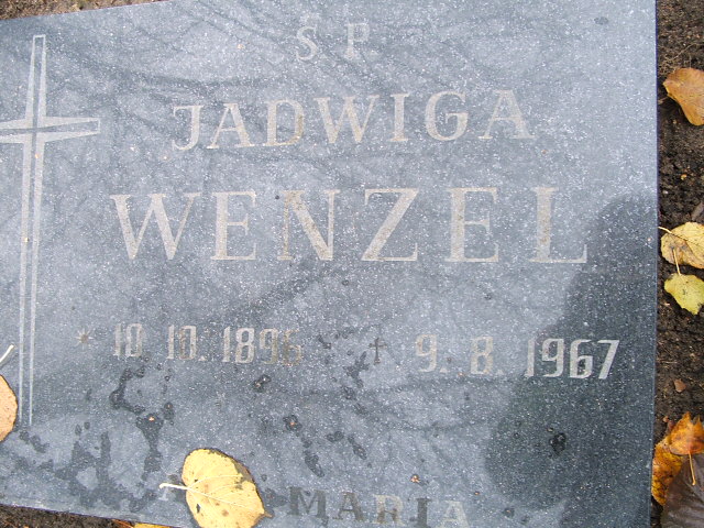 Jadwiga Wenzel 1896 Namysłów - Grobonet - Wyszukiwarka osób pochowanych