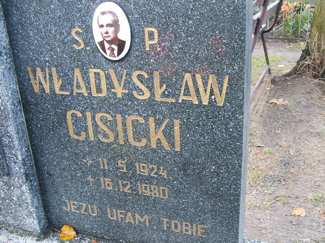 Władysław Cisicki 1924 Namysłów - Grobonet - Wyszukiwarka osób pochowanych
