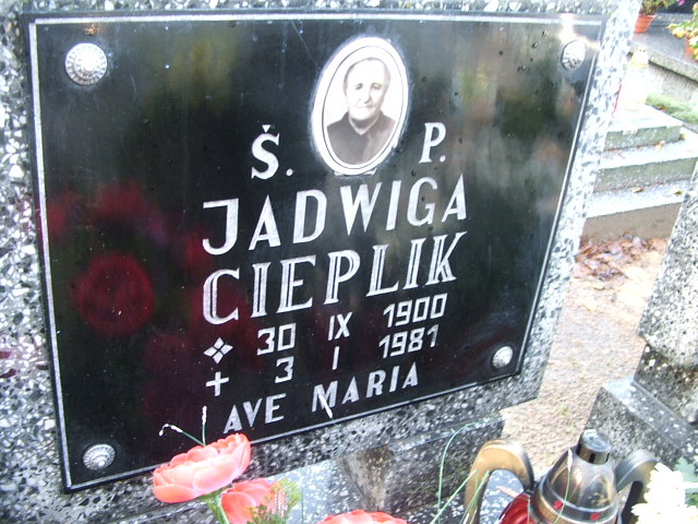 Grób Jadwiga Cieplik