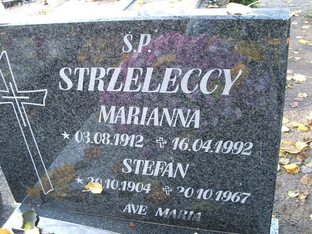 Marianna Strzelecka 1912 Namysłów - Grobonet - Wyszukiwarka osób pochowanych