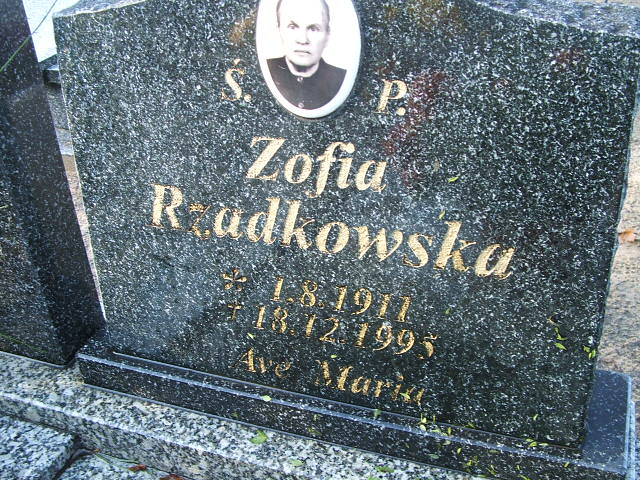 Justyna Rzadkowska 1904 Namysłów - Grobonet - Wyszukiwarka osób pochowanych