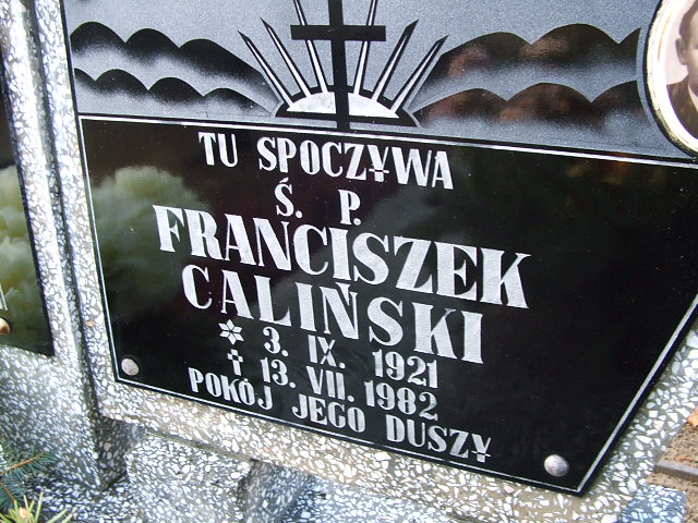 Grób Cecylia Calińska